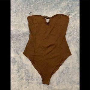 Black Strapless Bodysuit SOLD